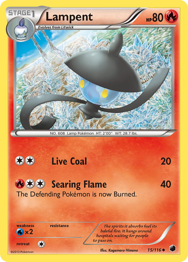 Lampent (15/116) [Black & White: Plasma Freeze] Pokémon