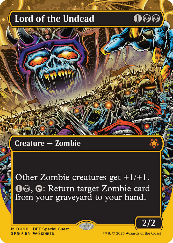 Lord of the Undead (Borderless) (First-Place Foil) [Aetherdrift Special Guests] Magic: The Gathering