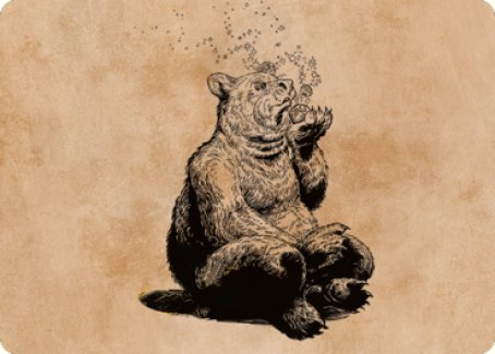 Wilson, Refined Grizzly Art Card [Commander Legends: Battle for Baldur's Gate Art Series] Magic: The Gathering