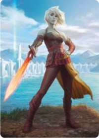 Nahiri, Heir of the Ancients 1 Art Card [Zendikar Rising Art Series] Magic: The Gathering