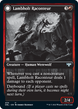Lambholt Raconteur // Lambholt Ravager [Innistrad: Double Feature] Magic: The Gathering