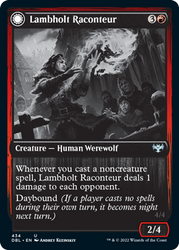 Lambholt Raconteur // Lambholt Ravager [Innistrad: Double Feature] Magic: The Gathering