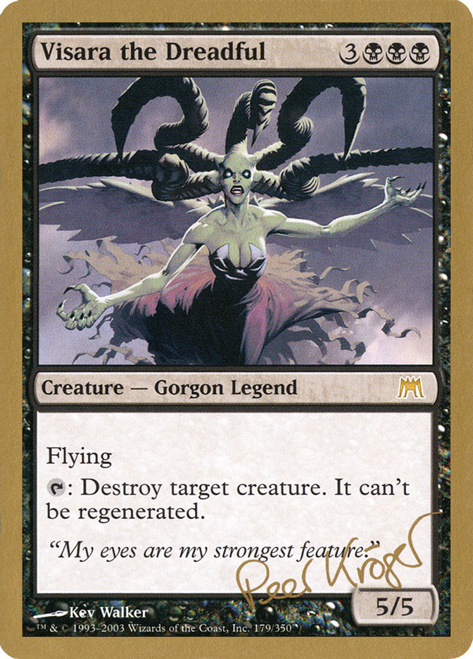 Visara the Dreadful (Peer Kroger) [World Championship Decks 2003] Magic: The Gathering