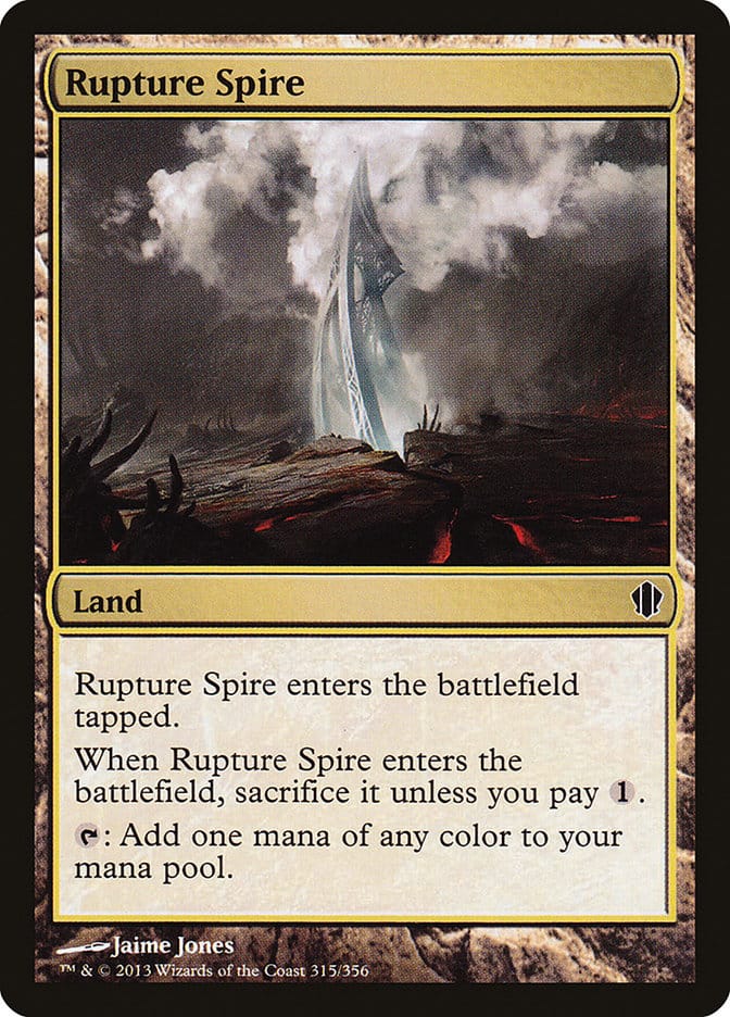 Rupture Spire [Commander 2013] Magic: The Gathering