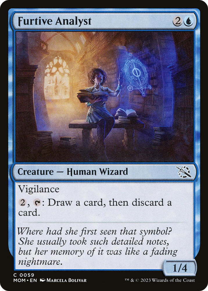 Furtive Analyst [March of the Machine] Magic: The Gathering