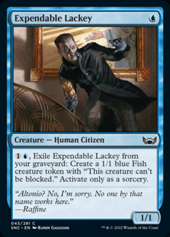 Expendable Lackey [Streets of New Capenna] Magic: The Gathering