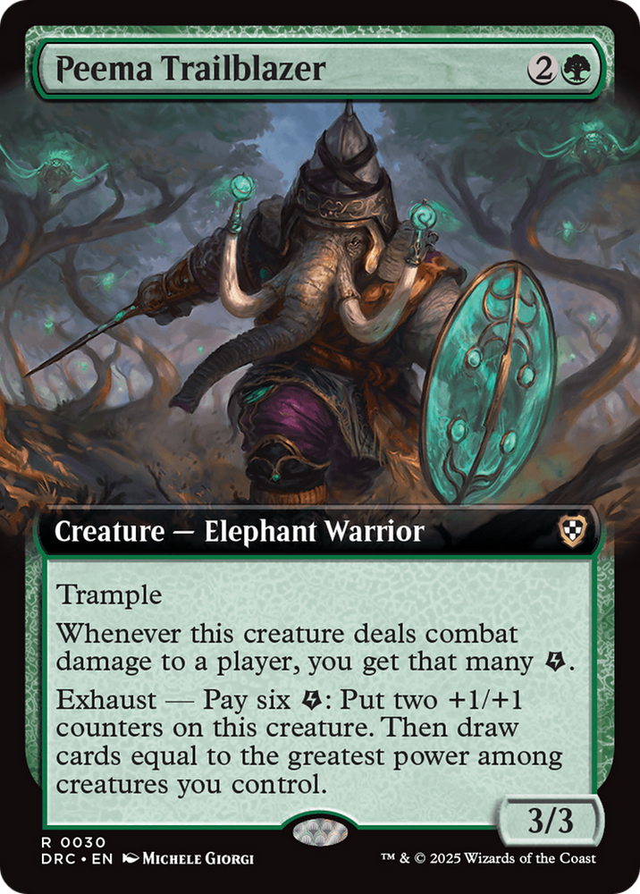 Peema Trailblazer (Extended Art) [Aetherdrift Commander] Magic: The Gathering