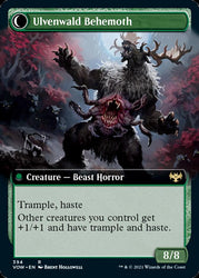 Ulvenwald Oddity // Ulvenwald Behemoth (Extended Art) [Innistrad: Crimson Vow] Magic: The Gathering