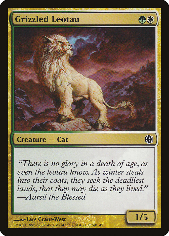 Grizzled Leotau [Alara Reborn] Magic: The Gathering