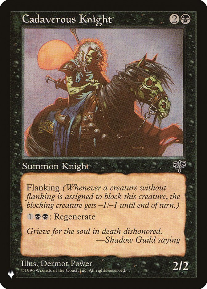 Cadaverous Knight [The List] Magic: The Gathering