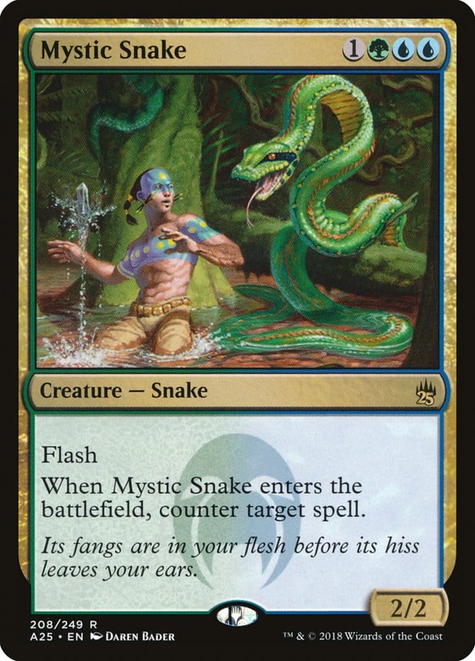 Mystic Snake [Masters 25] Magic: The Gathering