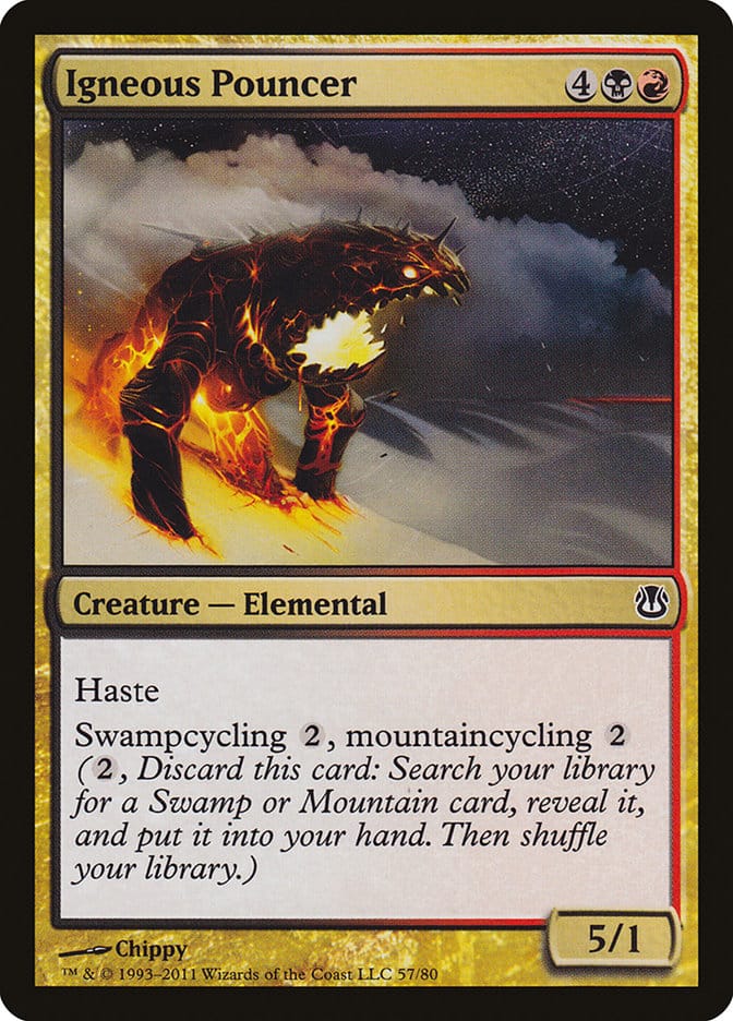 Igneous Pouncer [Duel Decks: Ajani vs. Nicol Bolas] Magic: The Gathering