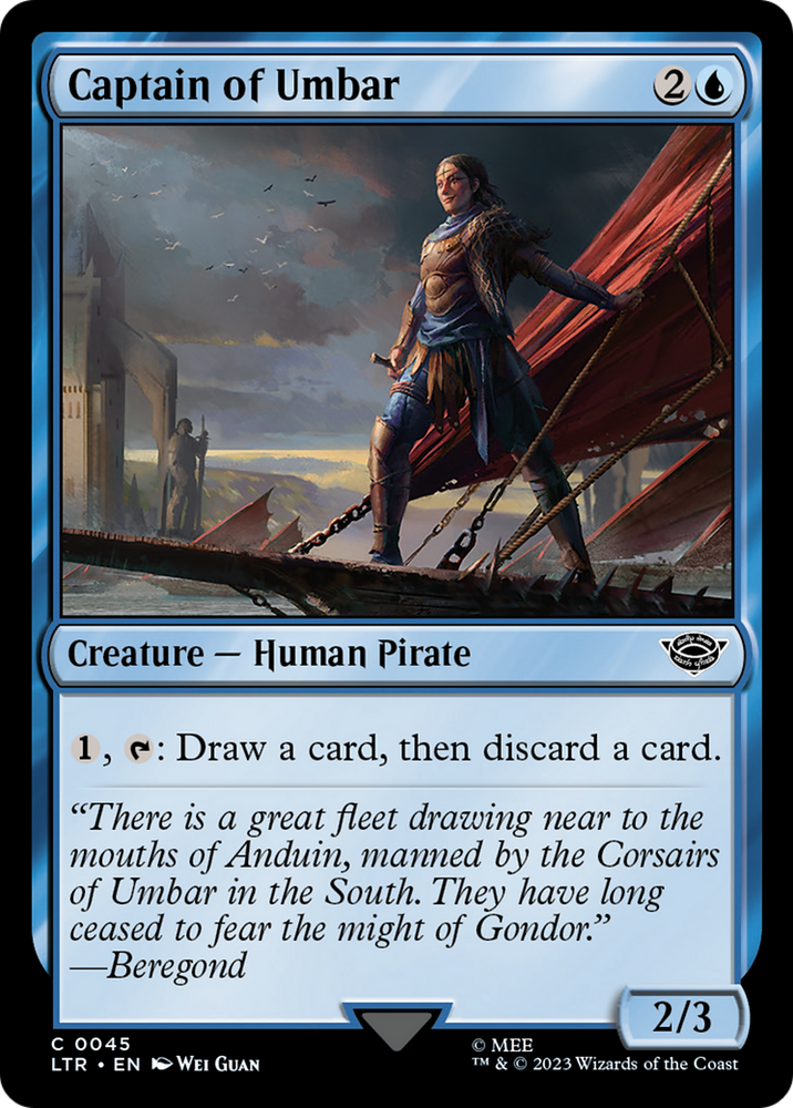 Captain of Umbar [The Lord of the Rings: Tales of Middle-Earth] Magic: The Gathering