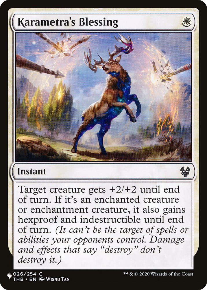 Karametra's Blessing [The List] Magic: The Gathering