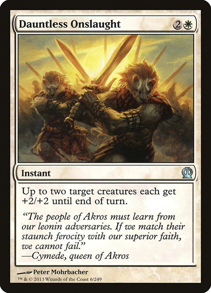 Dauntless Onslaught [Theros] Magic: The Gathering