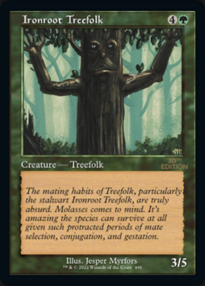 Ironroot Treefolk (Retro) [30th Anniversary Edition] Magic: The Gathering