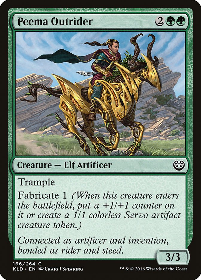 Peema Outrider [Kaladesh] Magic: The Gathering