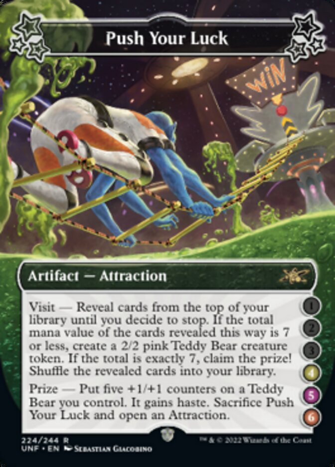 Push Your Luck (4-5-6) [Unfinity] Magic: The Gathering