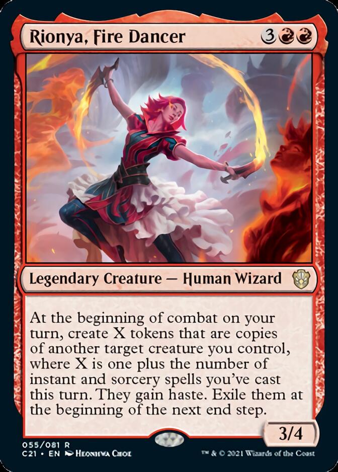 Rionya, Fire Dancer [Commander 2021] Magic: The Gathering