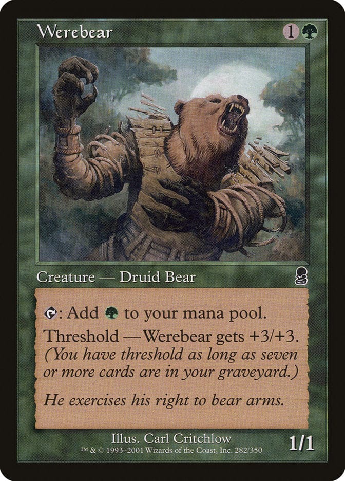 Werebear [Odyssey] Magic: The Gathering