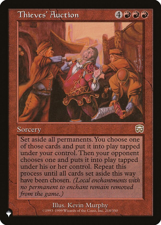 Thieves' Auction [The List] Magic: The Gathering
