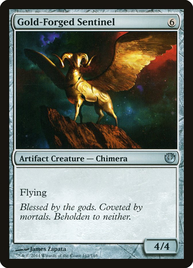 Gold-Forged Sentinel [Journey into Nyx] Magic: The Gathering
