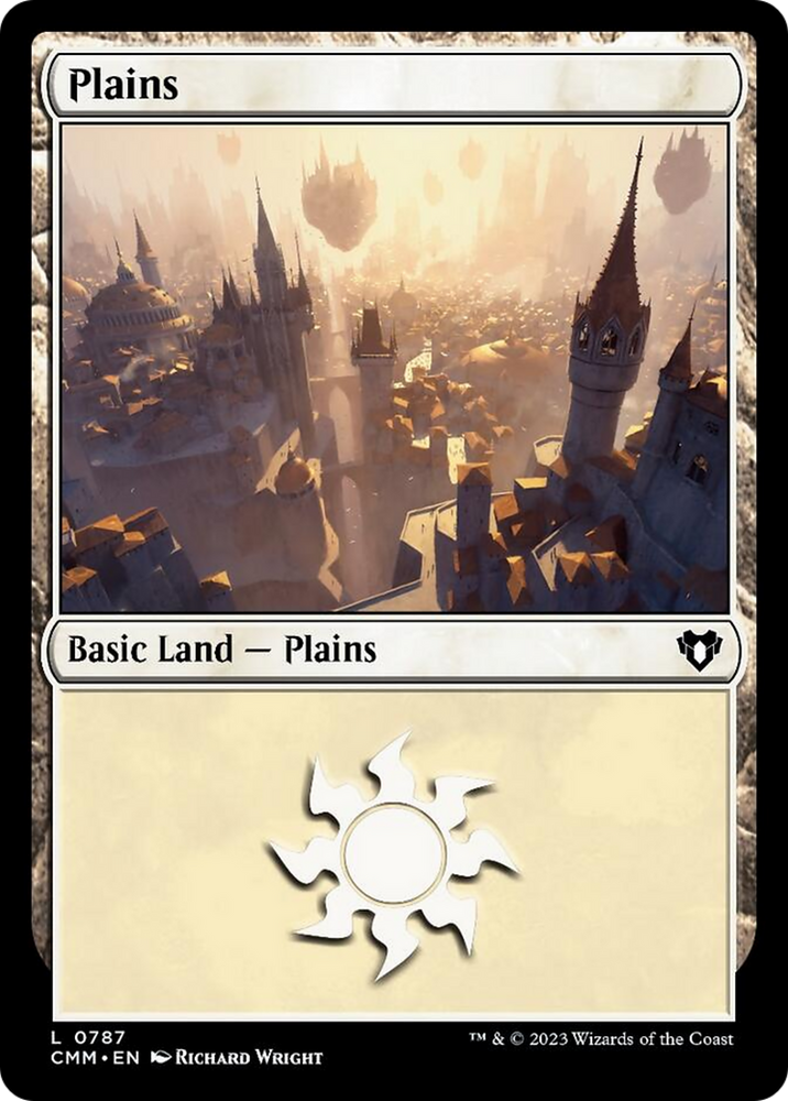 Plains (787) [Commander Masters] Magic: The Gathering