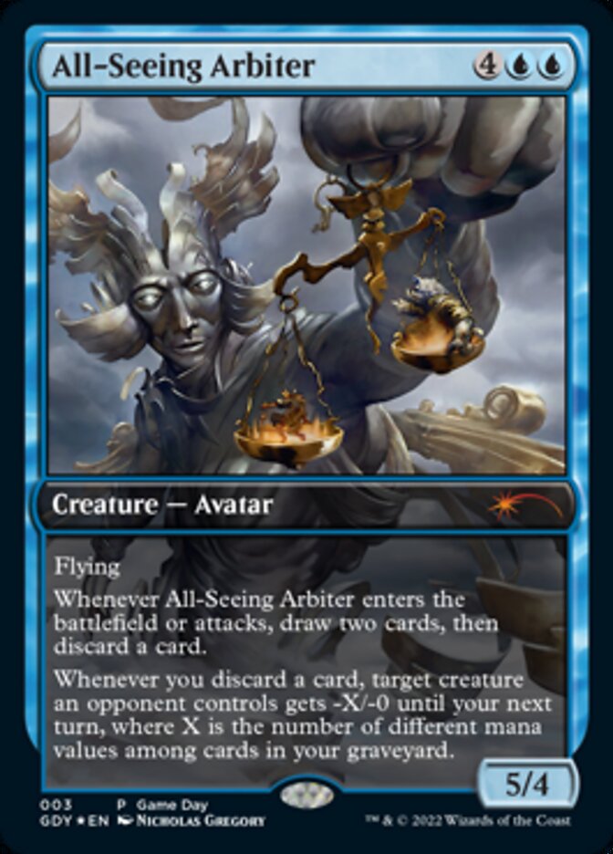All-Seeing Arbiter [Game Day 2022] Magic: The Gathering