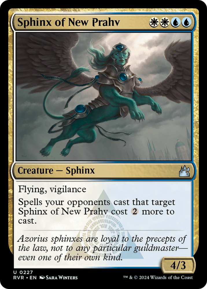 Sphinx of New Prahv [Ravnica Remastered] Magic: The Gathering