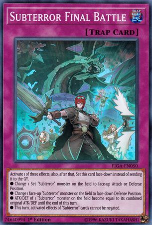 Subterror Final Battle [FIGA-EN050] Super Rare - Yugioh Cards For Your TCG Needs!