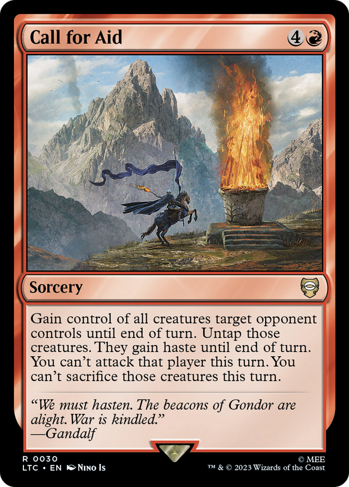 Call for Aid [The Lord of the Rings: Tales of Middle-Earth Commander] Magic: The Gathering