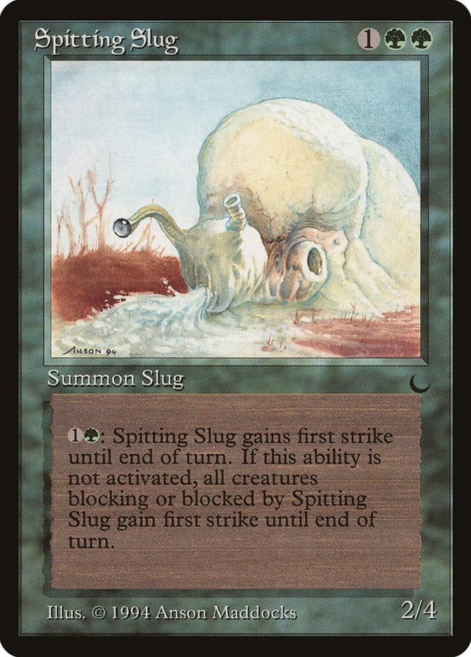 Spitting Slug [The Dark] Magic: The Gathering