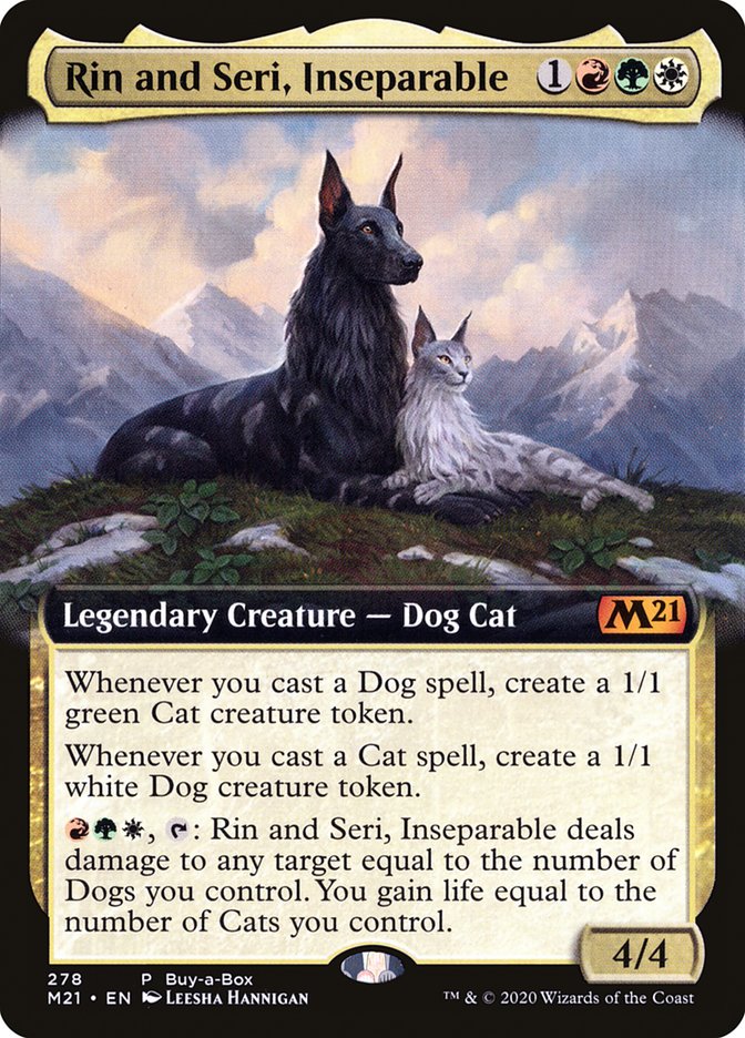 Rin and Seri, Inseparable (Buy-A-Box) [Core Set 2021] Magic: The Gathering