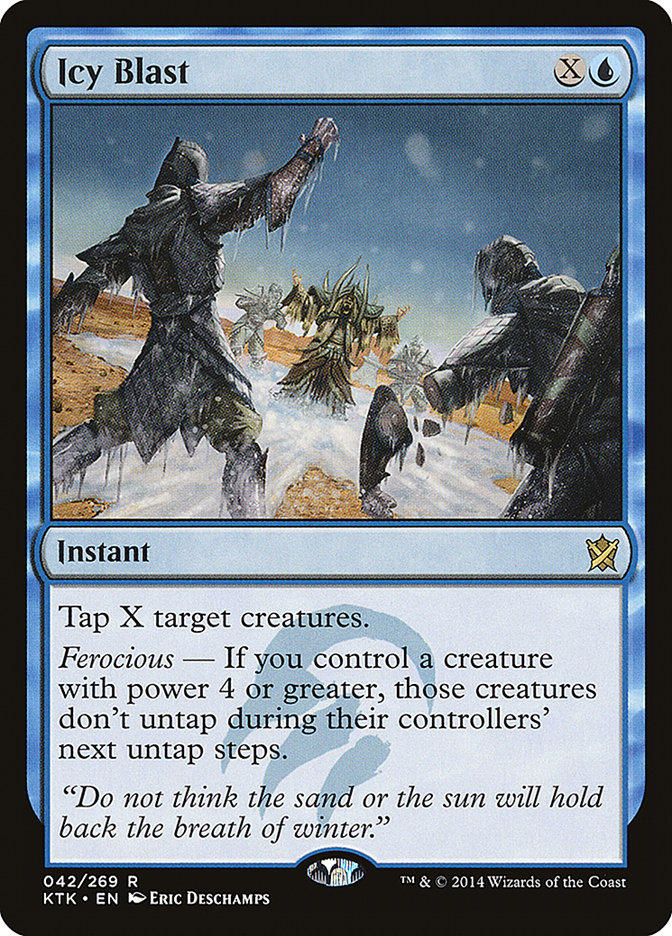 Icy Blast [Khans of Tarkir] Magic: The Gathering