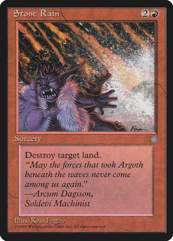 Stone Rain [Ice Age] Magic: The Gathering