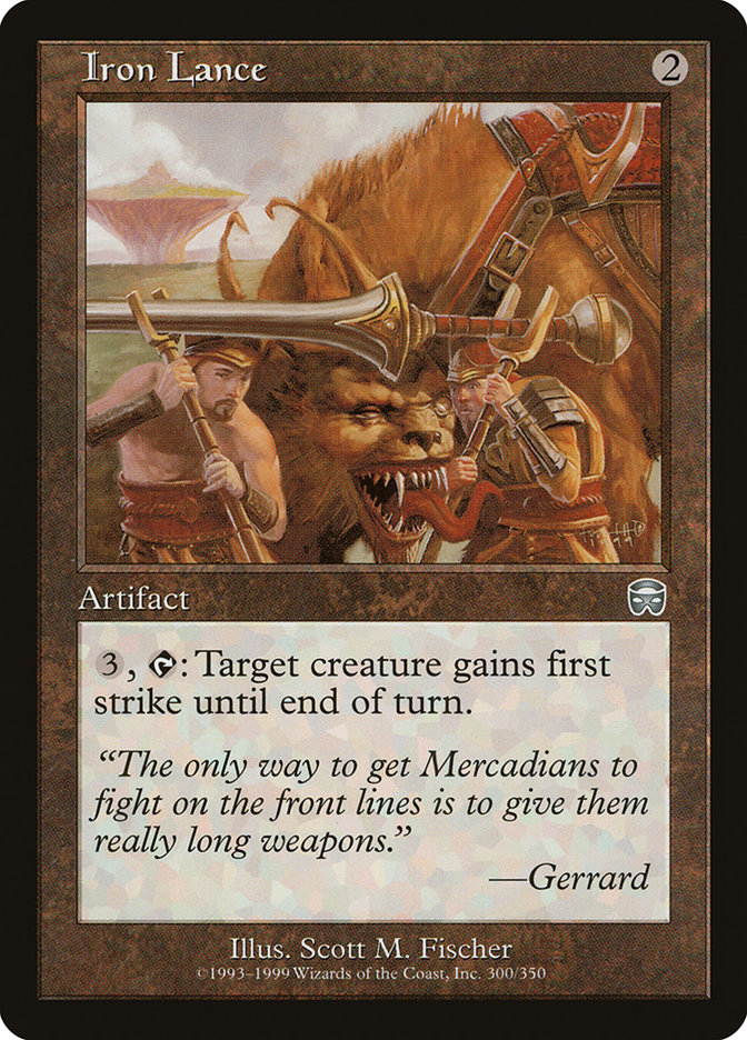 Iron Lance [Mercadian Masques] Magic: The Gathering