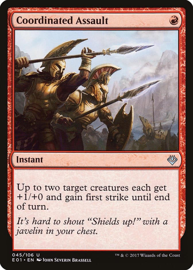 Coordinated Assault [Archenemy: Nicol Bolas] Magic: The Gathering
