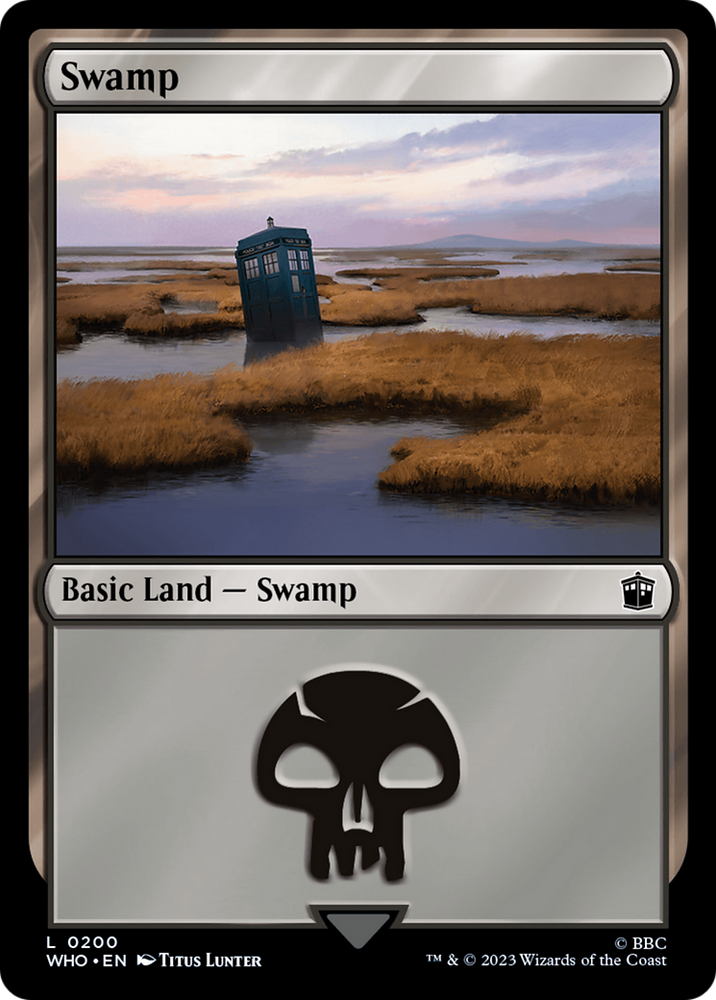 Swamp (0200) [Doctor Who] Magic: The Gathering