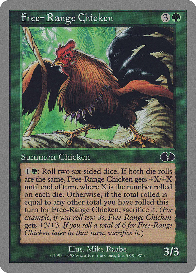 Free-Range Chicken [Unglued] Magic: The Gathering