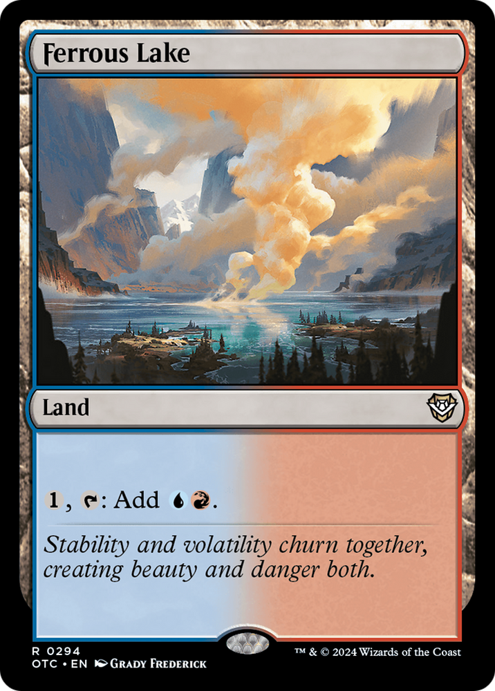 Ferrous Lake [Outlaws of Thunder Junction Commander] Magic: The Gathering