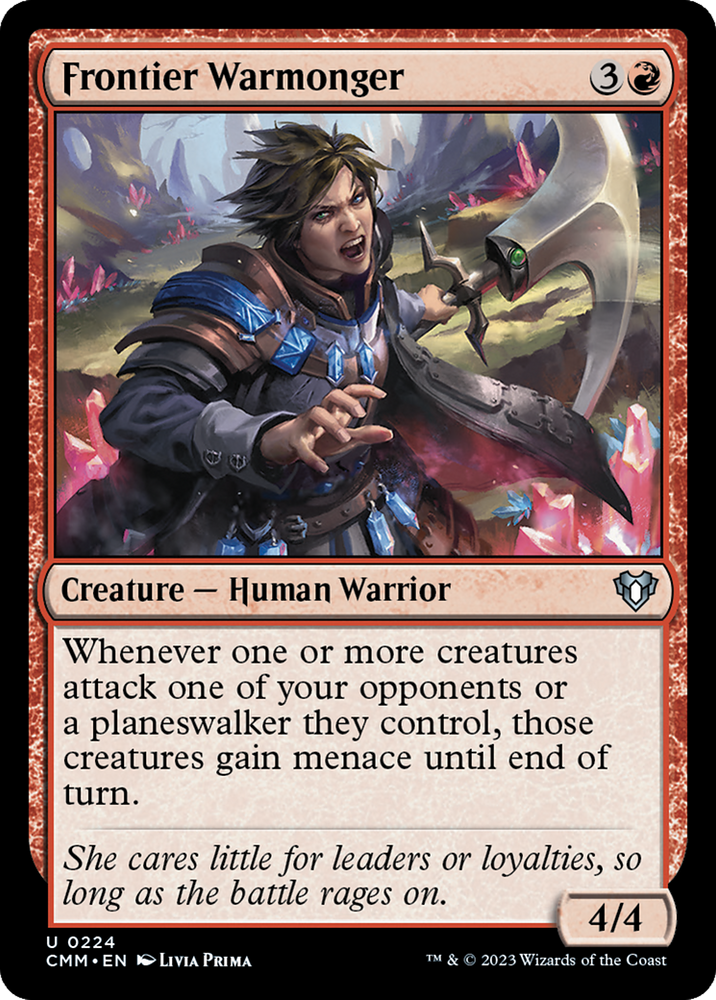 Frontier Warmonger [Commander Masters] Magic: The Gathering