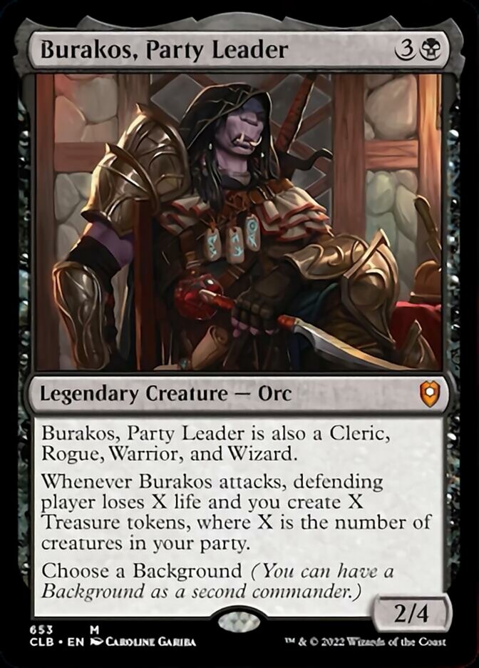 Burakos, Party Leader [Commander Legends: Battle for Baldur's Gate] Magic: The Gathering