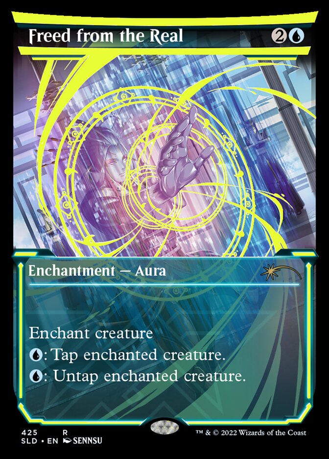 Freed from the Real (Neon Ink Yellow) [Secret Lair Drop Series] Magic: The Gathering