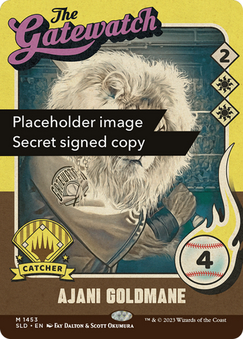 Ajani Goldmane (745) (Autographed) [Secret Lair Drop Series] Magic: The Gathering