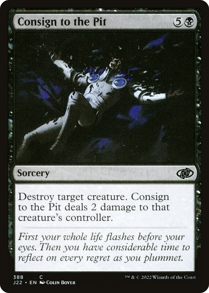 Consign to the Pit [Jumpstart 2022] Magic: The Gathering