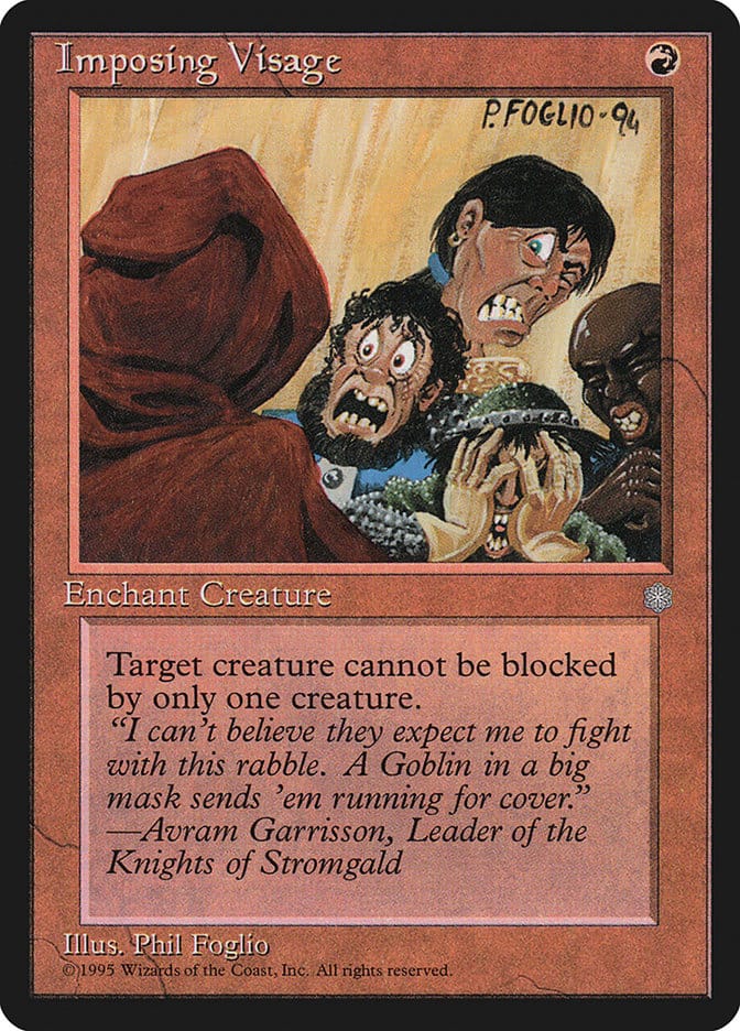 Imposing Visage [Ice Age] Magic: The Gathering