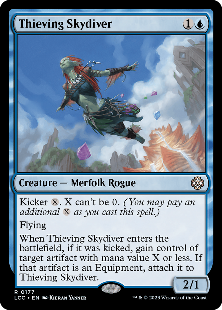 Thieving Skydiver [The Lost Caverns of Ixalan Commander] Magic: The Gathering
