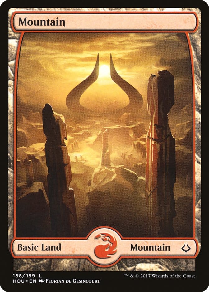 Mountain (188) [Hour of Devastation] Magic: The Gathering