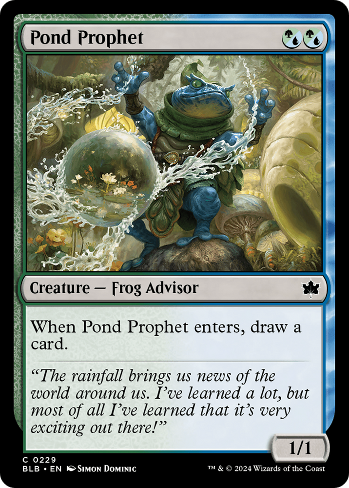 Pond Prophet [Bloomburrow] Magic: The Gathering