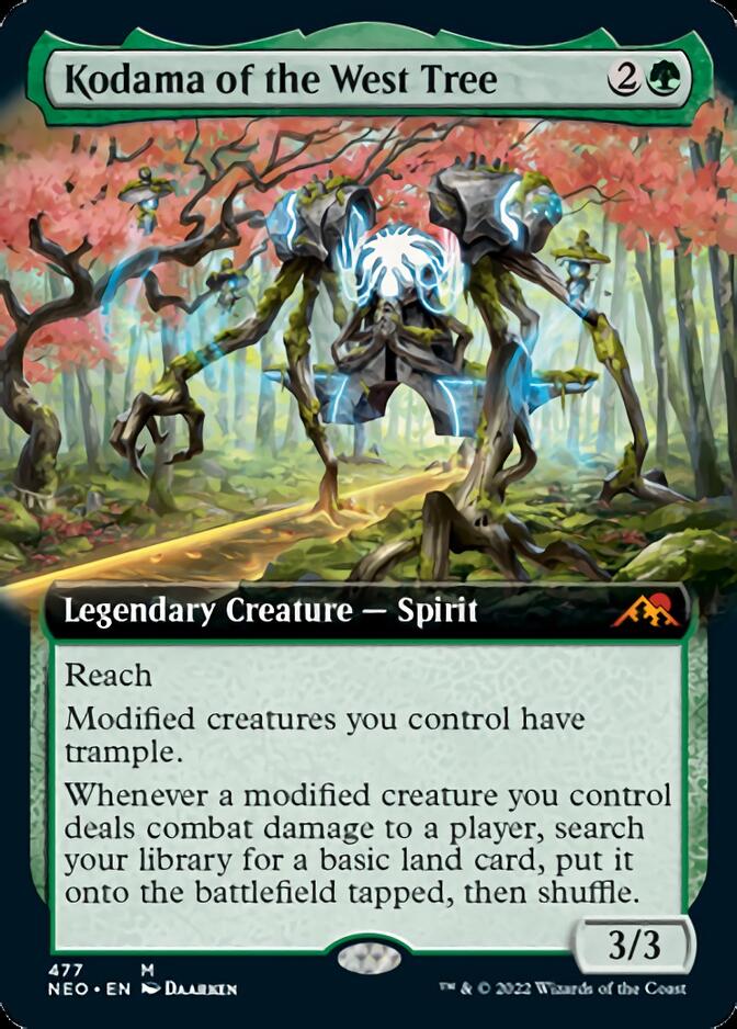Kodama of the West Tree (Extended Art) [Kamigawa: Neon Dynasty] Magic: The Gathering
